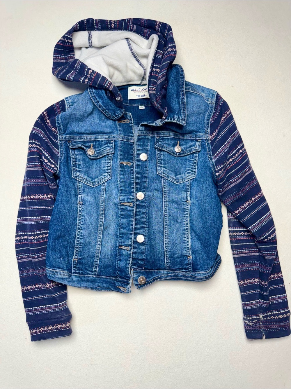 Wallflower Jean Hoodie Jacket Size L